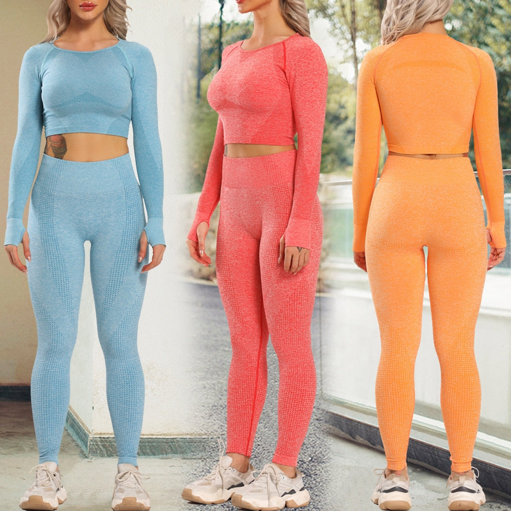 Seamless Yoga Set + 5-7 Day UPS Delivery