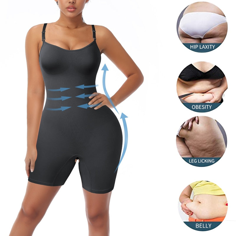 Full Body Shaper With Thigh Control