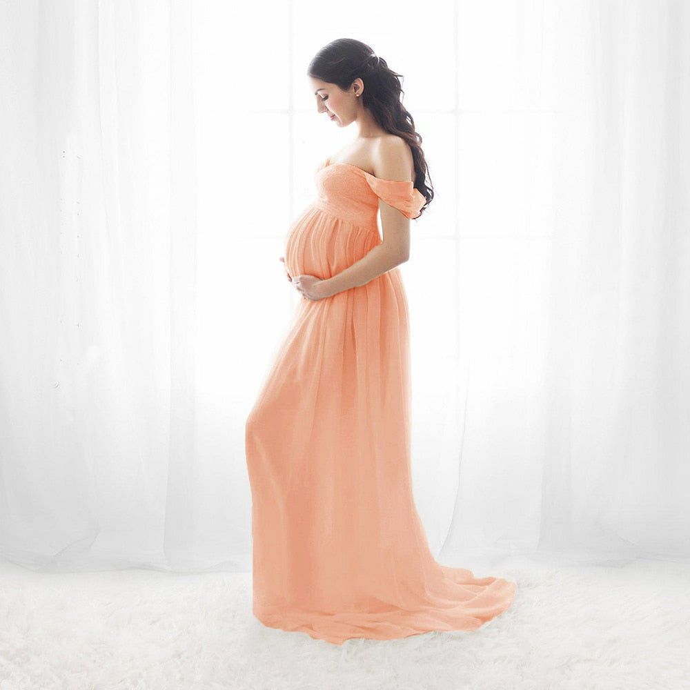 dress for maternity photo shoot