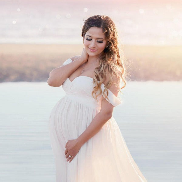 Elegant Maternity Dress for Photoshoot