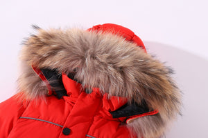 natural fur winter coat