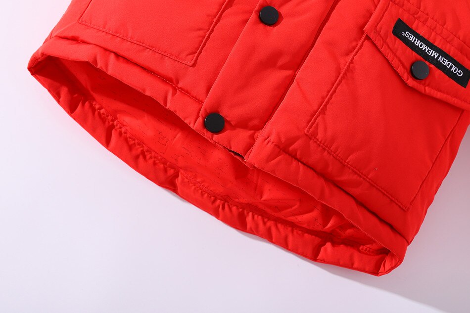 assymetrical winter jacket for kids