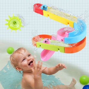 Marble Track Set Wall Mount | Baby Bath Toys