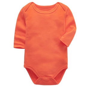 Long Sleeve Baby Bodysuits, Candy Colours