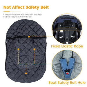 Extra Warm Car Seat Cover for Winter