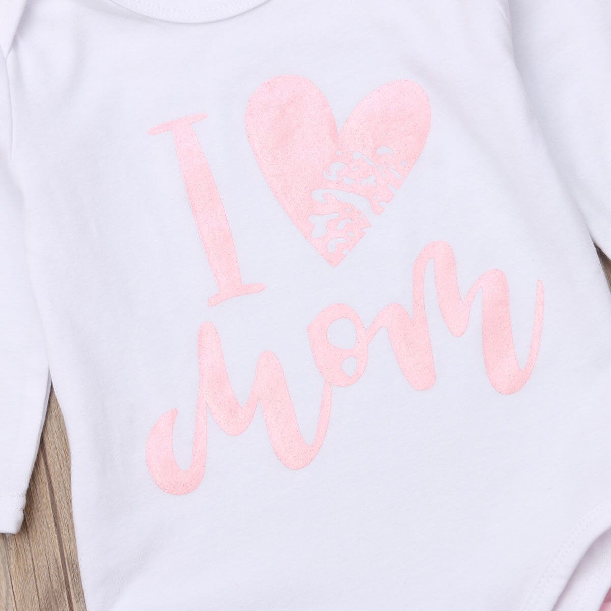 Baby Girl Suit with Letter Print