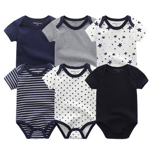 Baby Basic Bodysuits, 6 Pack