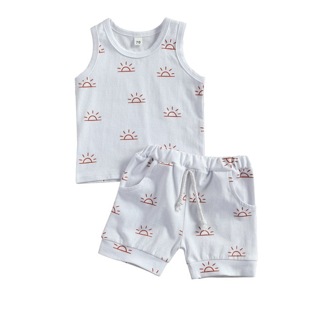 Baby Clothes Sun Print