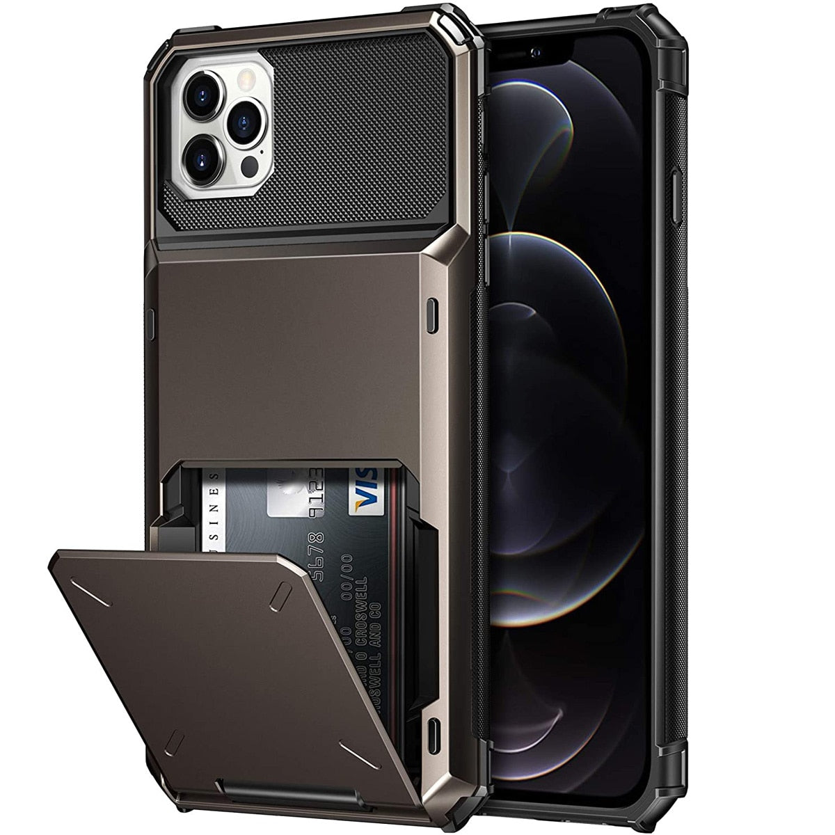 iphone 8 case with secret card holder