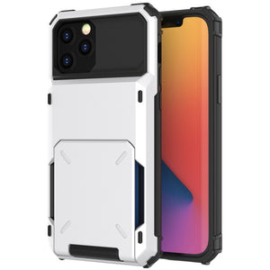 iphone 8 case with card holder white