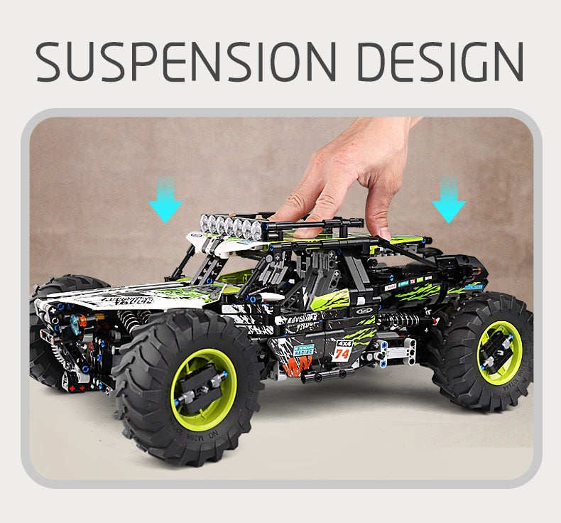 toy car with suspension