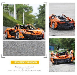 mc laren p1 sport car orange model
