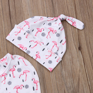 Newborn Infant Baby Sleeping Bags Zipper Wrap, Blanket+Hat, 2 Pcs Set
