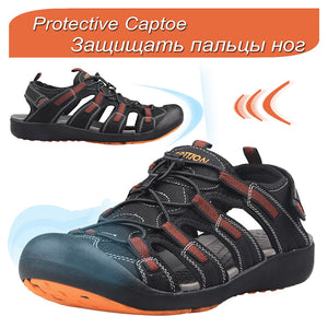 Men Summer Sandals | with Protective Topcap