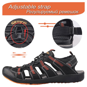 Men Summer Sandals | with Protective Topcap