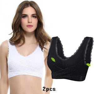 in our online store you can buy 2 pack cross front side buckle bra in colour black  and white  with free shipping and 30 day return