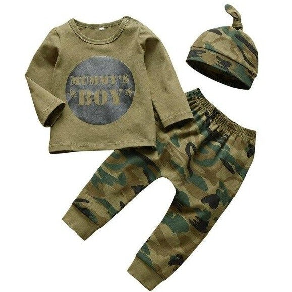 Baby Boy Clothes Set Camo