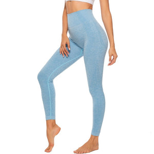 Women’s High Waist Seamless Leggings Ankle Yoga Pants Squat Proof Tights