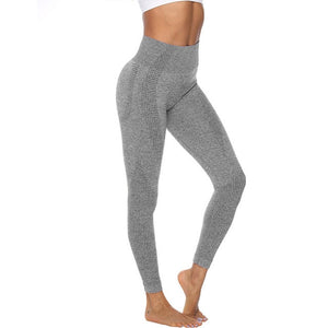 Women’s High Waist Seamless Leggings Ankle Yoga Pants Squat Proof Tights