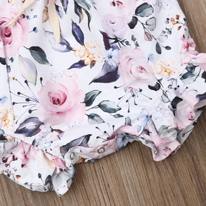 flower print baby clothes