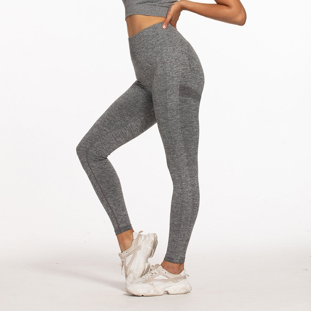 High waist squat proof leggings (charcoal grey)
