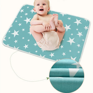 Waterproof Diaper Changing Pad Washable Reusable Breathable Leak Proof