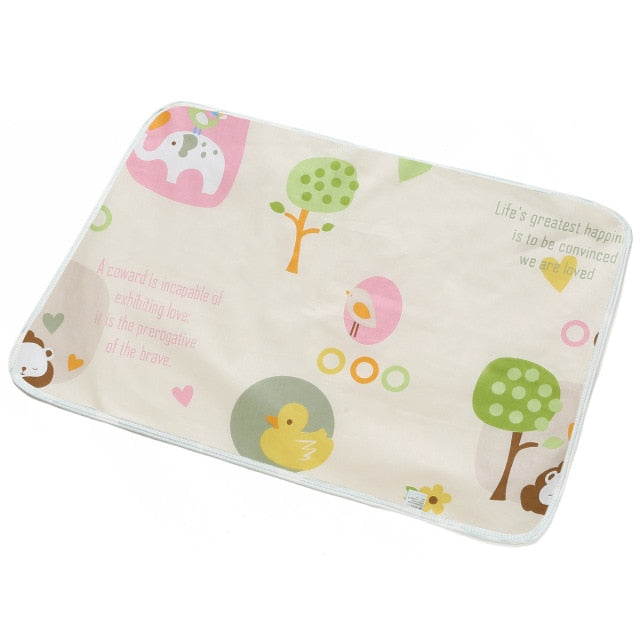 Waterproof Diaper Changing Pad Washable Reusable Breathable Leak Proof