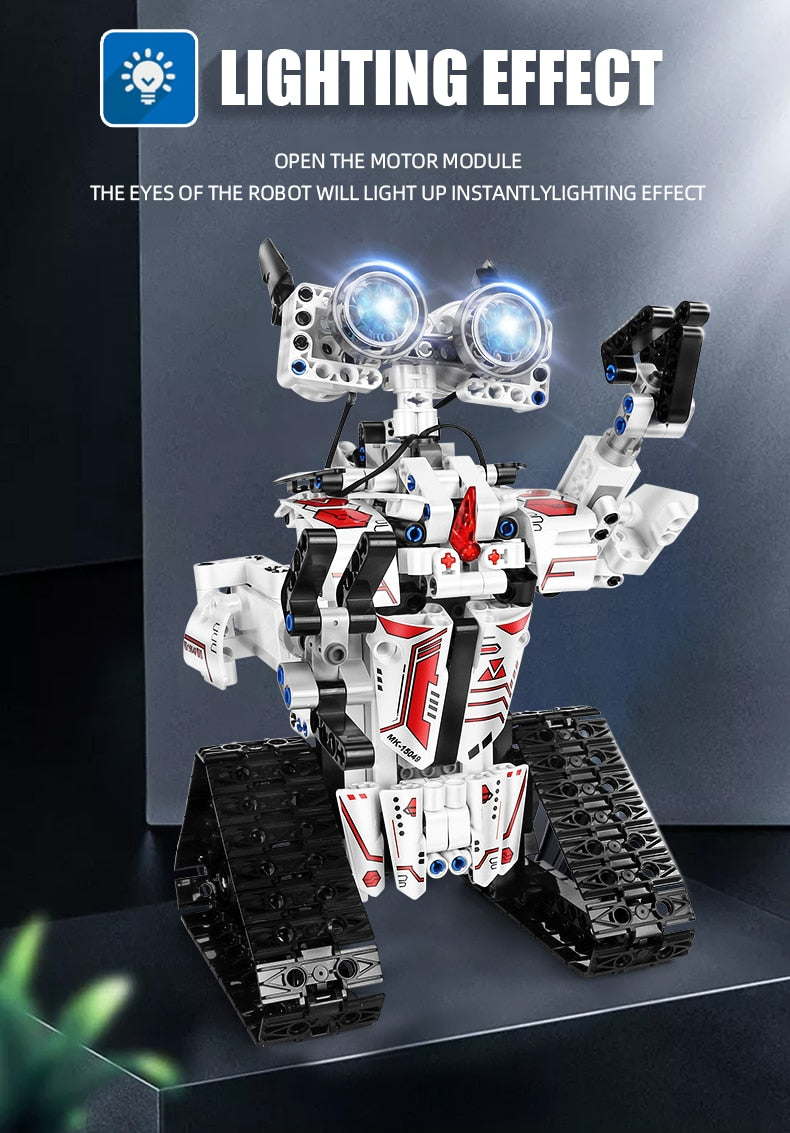 robot toy with led