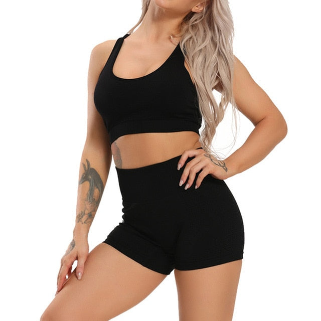 Seamless Yoga Set + 5-7 Day UPS Delivery