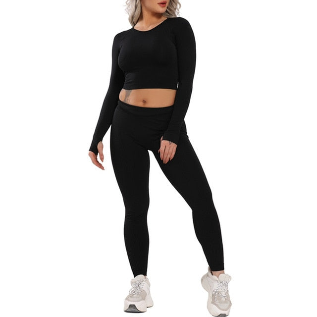 Seamless Yoga Set + 5-7 Day UPS Delivery