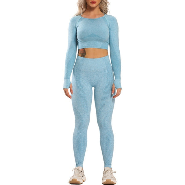 Seamless Yoga Set + 5-7 Day UPS Delivery