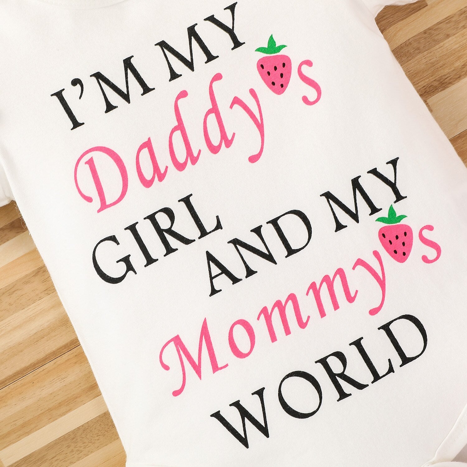 Baby Girl Letter Printed Romper | Baby Girl Suit | Smart Parents Store