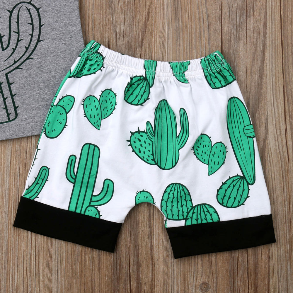 Baby Boy Summer Outfits Cactus