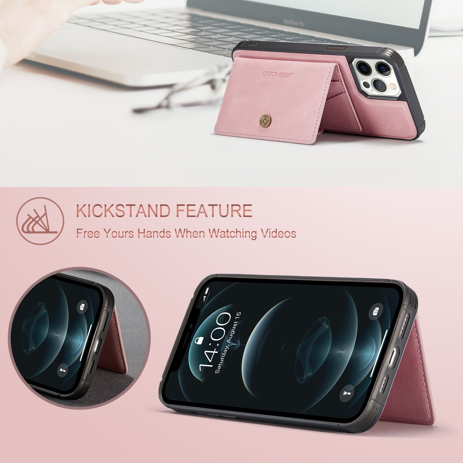 mobile phone cases with card holder kickstand