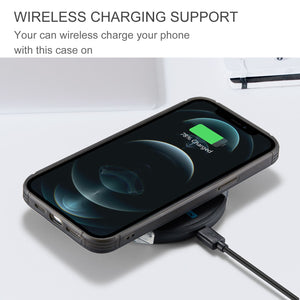mobile phone cases with card holder wireless charging