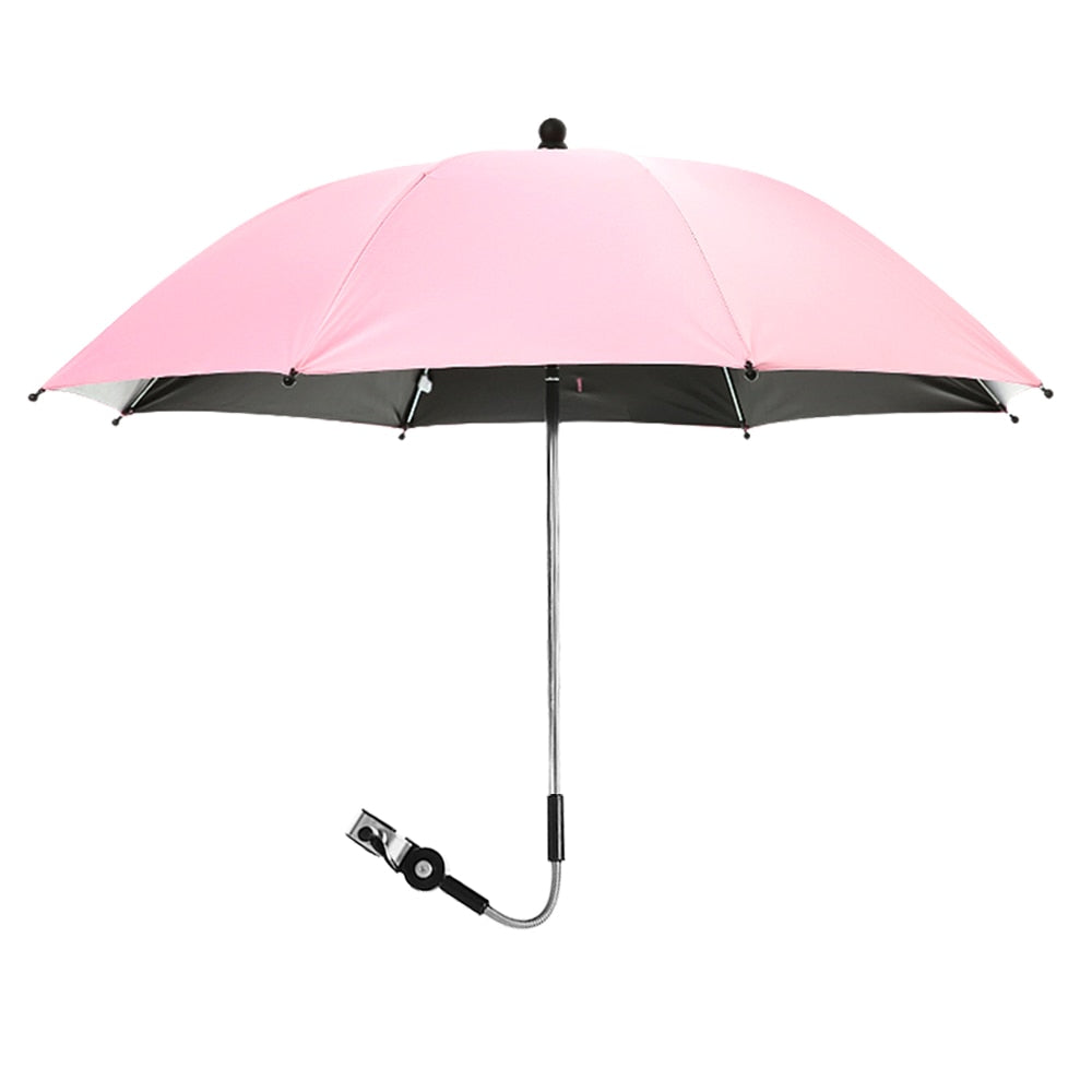 pink umbrella for baby stroller