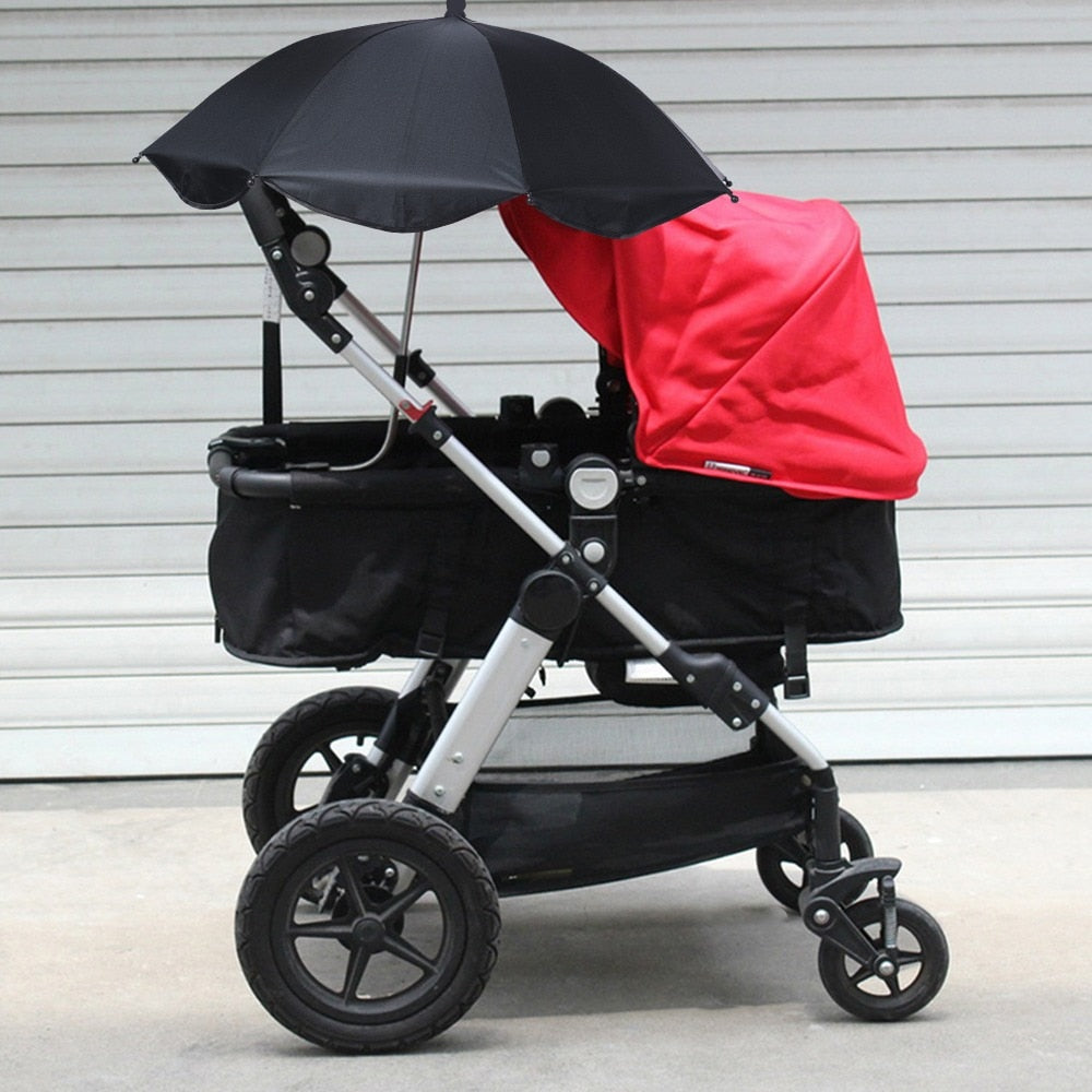 umbrella protects your baby and keeps your hand free