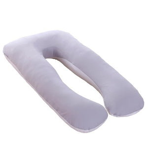 pregnancy pillow case grey