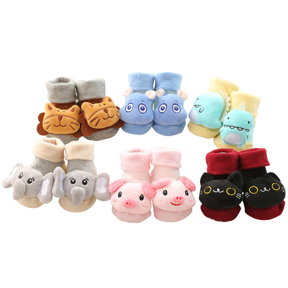 Cute Baby Socks, 6 Pack