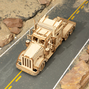 3D Wooden Puzzle Toys Scale Model Vehicle Building Kits for Teens