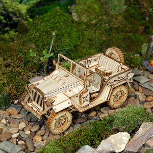 3D Wooden Puzzle Toys Scale Model Vehicle Building Kits for Teens