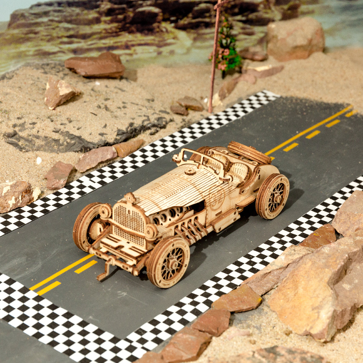 3D Wooden Puzzle Toys Scale Model Vehicle Building Kits for Teens