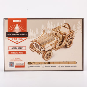 3D Wooden Puzzle Toys Scale Model Vehicle Building Kits for Teens