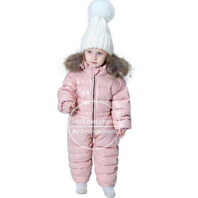 infant girl snowsuit