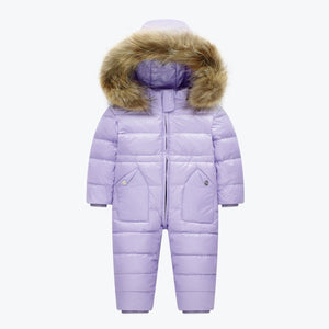 infant snowsuit with hood