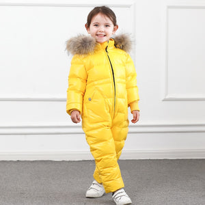 puffer snowsuit for infants