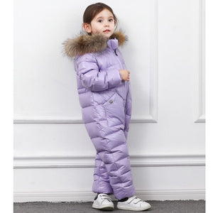 puffer snowsuit for infant