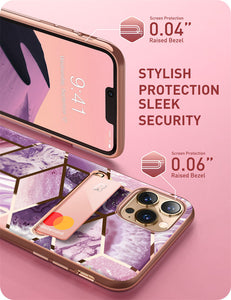 iPhone 13 Pro Case | Slim Designer iPhone Case with Card Holder