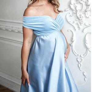 Silk Maternity Gown