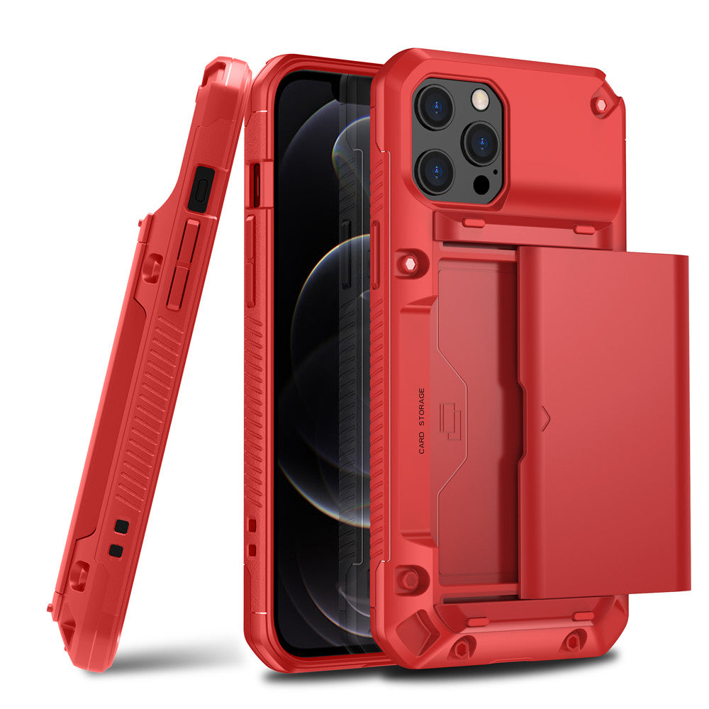 iphone xr card case red
